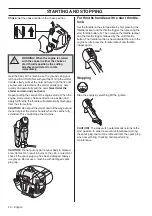 Предварительный просмотр 20 страницы Husqvarna BC2235 Operator'S Manual