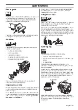 Предварительный просмотр 27 страницы Husqvarna BC2235 Operator'S Manual