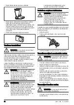 Preview for 62 page of Husqvarna BCA850 Operator'S Manual