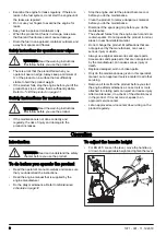 Preview for 8 page of Husqvarna BG 245 Operator'S Manual