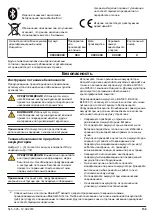 Preview for 159 page of Husqvarna BLi100C Operator'S Manual