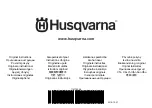 Preview for 152 page of Husqvarna BLi30 Operator'S Manual