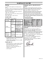 Preview for 87 page of Husqvarna BLi520x Operator'S Manual