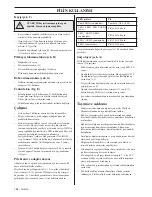 Preview for 138 page of Husqvarna BLi520x Operator'S Manual