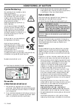 Preview for 16 page of Husqvarna BLi550X Operator'S Manual