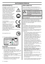 Preview for 22 page of Husqvarna BLi550X Operator'S Manual