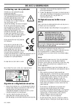 Preview for 48 page of Husqvarna BLi550X Operator'S Manual