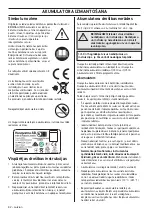 Preview for 82 page of Husqvarna BLi550X Operator'S Manual