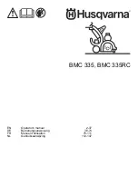 Husqvarna BMC 335 Operator'S Manual предпросмотр