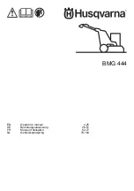 Preview for 1 page of Husqvarna BMG 444 Operator'S Manual