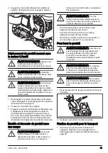 Preview for 63 page of Husqvarna BMP 335 Operator'S Manual