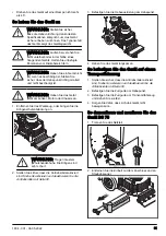 Preview for 51 page of Husqvarna BS 110 Operator'S Manual