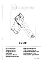 Husqvarna BV650 Operator'S Manual предпросмотр