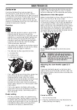 Preview for 63 page of Husqvarna CC2245 Operator'S Manual