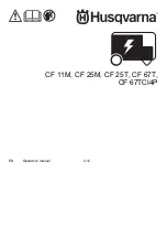 Husqvarna CF 11M Operator'S Manual preview