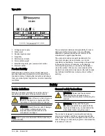 Preview for 5 page of Husqvarna CG 200 Operator'S Manual