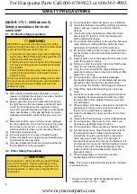 Preview for 2 page of Husqvarna Chain Saw Operator'S Safety & Operating Instruction Manual