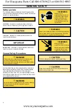 Preview for 4 page of Husqvarna Chain Saw Operator'S Safety & Operating Instruction Manual