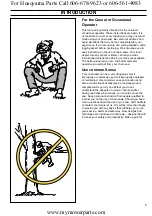 Preview for 5 page of Husqvarna Chain Saw Operator'S Safety & Operating Instruction Manual