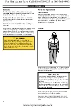 Preview for 6 page of Husqvarna Chain Saw Operator'S Safety & Operating Instruction Manual