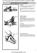Preview for 9 page of Husqvarna Chain Saw Operator'S Safety & Operating Instruction Manual