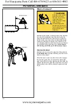 Preview for 16 page of Husqvarna Chain Saw Operator'S Safety & Operating Instruction Manual