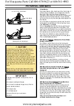 Предварительный просмотр 21 страницы Husqvarna Chain Saw Operator'S Safety & Operating Instruction Manual