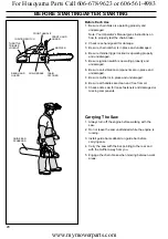 Предварительный просмотр 28 страницы Husqvarna Chain Saw Operator'S Safety & Operating Instruction Manual