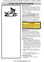 Предварительный просмотр 30 страницы Husqvarna Chain Saw Operator'S Safety & Operating Instruction Manual