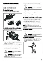 Предварительный просмотр 9 страницы Husqvarna CHTZ600 Operator'S Manual