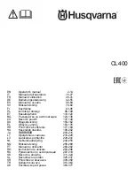 Preview for 1 page of Husqvarna CL400 Operator'S Manual