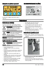 Preview for 340 page of Husqvarna CL400 Operator'S Manual