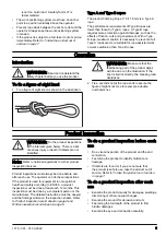 Preview for 5 page of Husqvarna Climbing Rope 11.5 mm Operator'S Manual