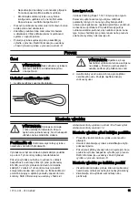 Preview for 11 page of Husqvarna Climbing Rope 11.5 mm Operator'S Manual