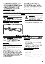 Preview for 37 page of Husqvarna Climbing Rope 11.5 mm Operator'S Manual