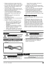 Preview for 43 page of Husqvarna Climbing Rope 11.5 mm Operator'S Manual