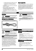 Preview for 76 page of Husqvarna Climbing Rope 11.5 mm Operator'S Manual