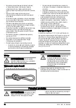 Preview for 82 page of Husqvarna Climbing Rope 11.5 mm Operator'S Manual