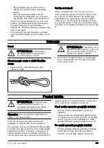 Preview for 103 page of Husqvarna Climbing Rope 11.5 mm Operator'S Manual