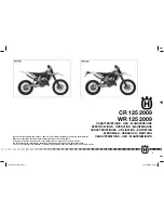 Предварительный просмотр 3 страницы Husqvarna CR 125 2009 Owner'S Manual