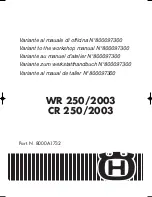 Preview for 1 page of Husqvarna CR 250/2003 Workshop Manual