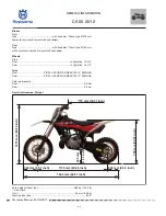 Предварительный просмотр 12 страницы Husqvarna CR 65 2012 Workshop Manual