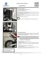 Предварительный просмотр 40 страницы Husqvarna CR 65 2012 Workshop Manual