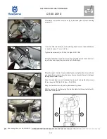 Предварительный просмотр 44 страницы Husqvarna CR 65 2012 Workshop Manual