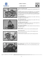 Предварительный просмотр 76 страницы Husqvarna CR 65 2012 Workshop Manual