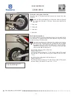 Предварительный просмотр 112 страницы Husqvarna CR 65 2012 Workshop Manual