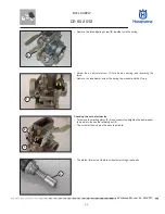 Предварительный просмотр 151 страницы Husqvarna CR 65 2012 Workshop Manual