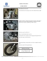 Предварительный просмотр 168 страницы Husqvarna CR 65 2012 Workshop Manual