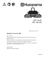 Husqvarna CRT 36-25 Operator'S Manual preview