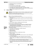 Preview for 15 page of Husqvarna CRT 36-25 Operator'S Manual